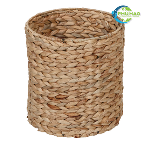 Natural Fiber Round WATER HYACINTH <b>BASKET</b> <b>Laundry</b> <b>Basket</b> From Vietnam with Washable Liner Eco-Friendly <b>Laundry</b> Organizer - Product Image 3