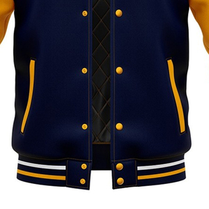 Chaqueta Universitaria Personalizada de la Mejor Calidad, Sublimada, con Letras, para Adultos, Color Personalizado, Logotipo Personalizado en la Parte Delantera - Product Image 3