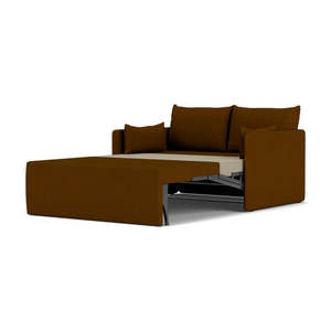 Modern Minimalist Convertible 2-Seater <b>Sofa</b> <b>Bed</b> Offset Design Extendable <b>Foldable</b> Features for Living Room Dining Home Furniture - Product Image 4