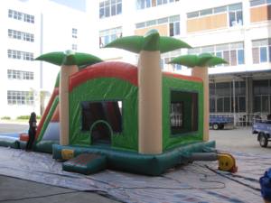 Château gonflable avec piscine pour location commerciale lors de fêtes - Product Image 2