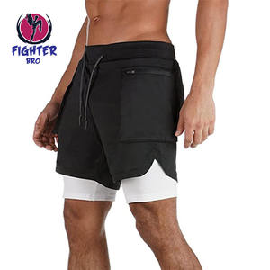 Shorts d'entraînement pour hommes à impression personnalisée pour la course à pied, l'entraînement physique et la musculation - Product Image 3