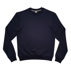 Sudadera de estilo informal para hombre, de manga Regular, cuello redondo, de fabricante, de algodón, azul oscuro - Product Image 1
