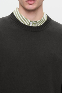 Suéter de algodón de secado rápido suave 100% para hombre, mangas completas de alta calidad con logotipo bordado personalizable para estilo callejero - Product Image 4