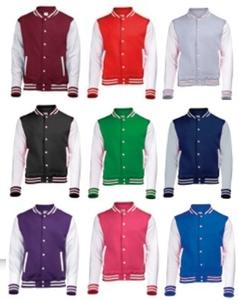 Blouson Bomber Varsity en Laine et Cuir Personnalisé OEM avec Logo Brodé en Chenille, Col Montant, Façade en Cuir PU Formelle, Sur Mesure - Product Image 6