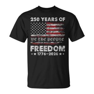 T-shirt per il 250° anniversario della bandiera americana, per celebrare gli Stati Uniti con stile - Product Image 1