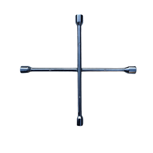 Llave de rueda cruzada de acabado cromado y acero al carbono de alta calidad, equipo de herramientas de reparación mecánica, superventas - Product Image 1