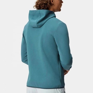 เสื้อฮู้ดซิปครึ่งตัวของผู้ชายมาใหม่ผ้านุ่มใส่สบายปรับแต่งได้สำหรับฤดูหนาวแบบปักโดยตรง - Product Image 2