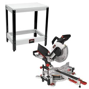 Scie à onglet composée à double biseau de 10 pouces avec table universelle pour machine de table, électrique/à batterie, pour le travail du bois et du métal (bricolage) - Product Image 6