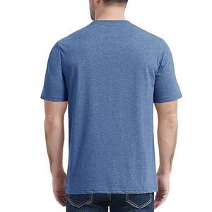 T-shirts pour hommes grande taille, col rond, manches courtes, en coton léger, coupe ajustée, style urbain été 2026 - Product Image 2
