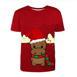 <b>Men's</b> Casual <b>Christmas</b> <b>T</b>-<b>Shirt</b> 100% Cotton Knitted Fashion Design for the Holiday Season - Product Image 5