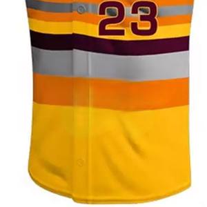 Gran oferta de calidad superior Uniforme de béisbol Tasa baja antiarrugas Mejor calidad Tendencia superior Logotipo personalizado Uniforme de béisbol Tasa barata - Product Image 5