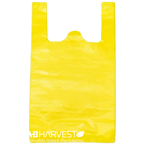 Bolsa de compras de camisetas de plástico de alta calidad de fábrica OEM con diseño de asa para negocios y compras - Product Image 4