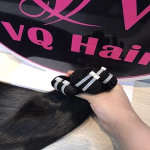 2023 meilleure vente VQ cheveux 100% vierge brut vietnamien os cheveux raides pour les femmes noires au meilleur prix Machine Double trame - Product Image 4