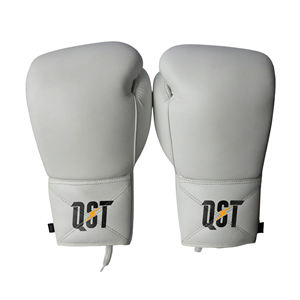 Gants de boxe d'entraînement professionnels à lacets QST en cuir PU, gants de boxe thaïlandaise, de kickboxing, de sparring, respirants et antidérapants - Product Image 3