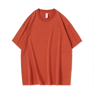 T-shirt en coton uni pour homme, basique, tissu doux, qualité supérieure, logo personnalisé - Product Image 3