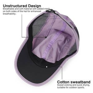 หมวกตาข่ายผ้าฝ้ายแบบเรียบ ปักโลโก้ได้ตามสั่ง สำหรับทุกเพศ ขายส่ง คุณภาพสูง เหมาะสำหรับใส่ลำลองและเล่นกอล์ฟ - Product Image 3