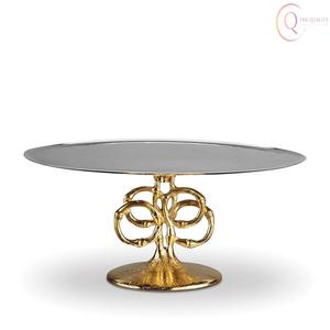 Soporte para Tartas de Metal Moderno con Base Resistente y Aspecto Clásico, Ideal para Cumpleaños, Eventos, Cafeterías y Exhibiciones Profesionales de Repostería - Product Image 2