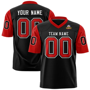 Mens American Football Jersey Uniform 190GSM Polyester Breathable Team <b>Match</b> Training Sportswear Wholesale - Product Image 3