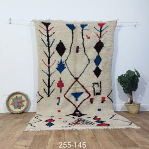 Alfombras de Lana Hechas a Mano Marroquíes, Auténticas Alfombras Bereberes, Lana Natural, Artesanía Artesanal, Tamaño y Colores Personalizables, Alta Calidad - Product Image 2