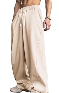 กางเกงวอร์มทรงแบ็กกี้ของผู้ชายกางเกงลำลองผ้าฟลีซผ้าคอตตอนผ้าฟลีซปรับแต่งโลโก้ได้ตามต้องการ - Product Image 2