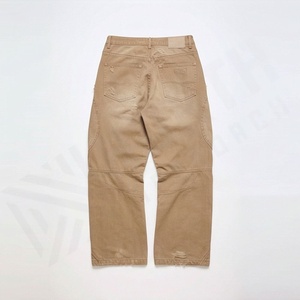 Pantalons Hip Hop épais, pantalons personnalisés, pantalons larges, pantalons de survêtement en coton, double taille, pantalons droits, pantalons de survêtement évasés pour hommes - Product Image 2