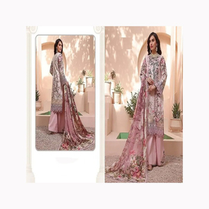 Pakistanais Indien Salwar Kameez Cousu Shalwar Kameez Ready Made Anarkali Robe Tissu Eid Collection Vente Robe - Product Image 3