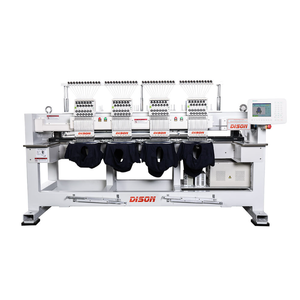 NUEVA Máquina de Bordar de Gorras DIY de 4 Cabezas DS-1002D-1-S7300A-305P con Marco de Plástico OEM, Área de Bordado 400*400, para Fábrica de Prendas - Product Image 2