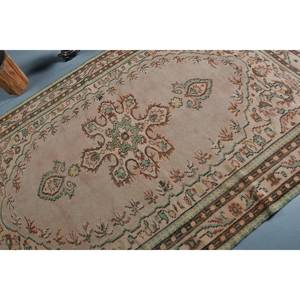 Traditional Beige Brown Vintage Turkish <b>Rug</b> 5.6x8.7ft Classic Rectangle Pattern for Bedroom Living Room Hallway-<b>Bedside</b> <b>Rug</b> - Product Image 5