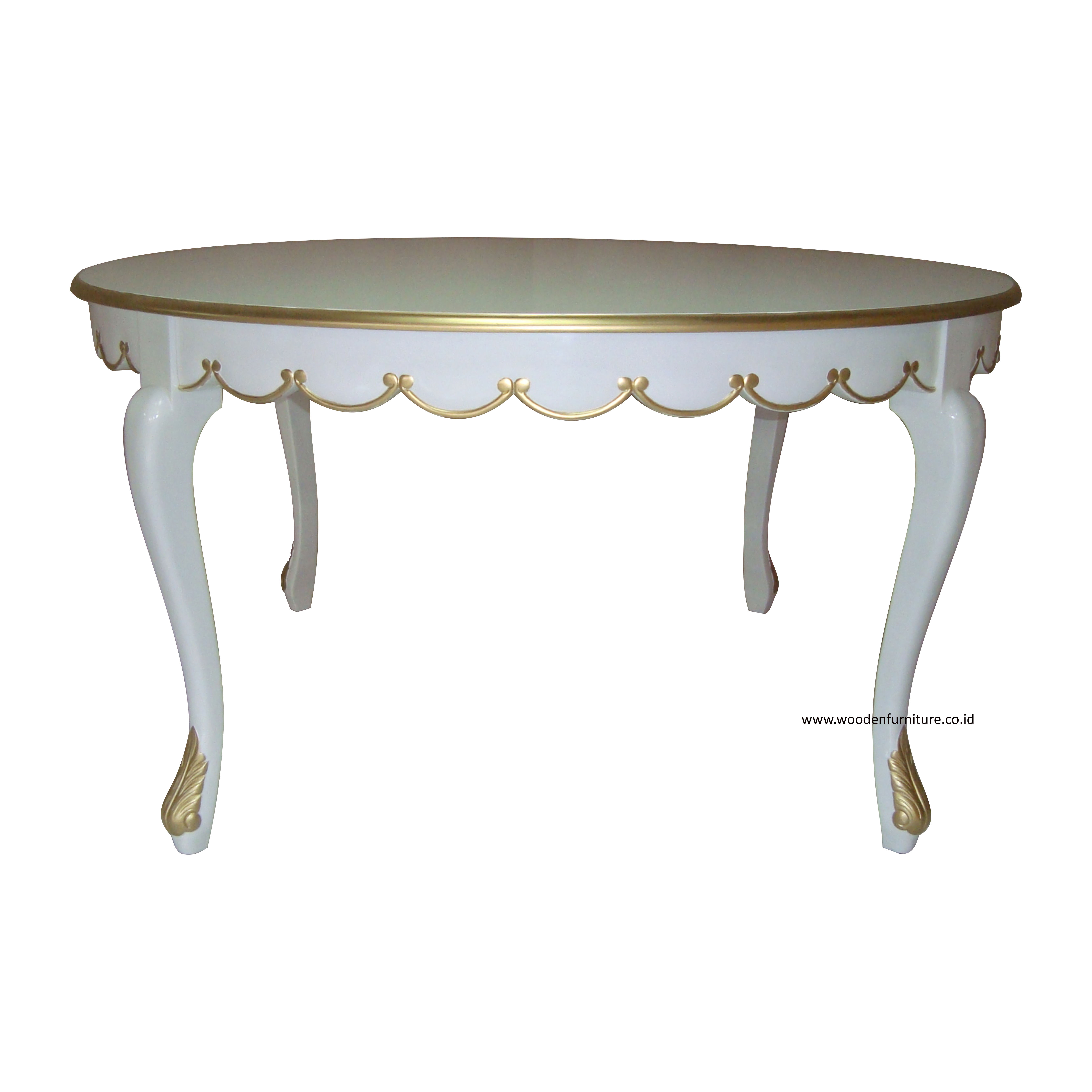 Antique White+Gold Painted