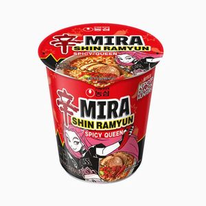 บะหมี่กึ่งสำเร็จรูปพรีเมียมรสเผ็ดเกาหลี นงชิม ชินรามยอน คิวพ็อป เดมอน ฮันเตอร์ส  แบบถ้วย 65 กรัม จำหน่ายส่ง - Product Image 5