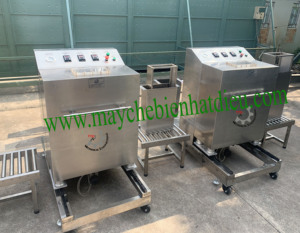 Máquina de envasado al vacío semiautomática eléctrica para anacardos Embalaje de material de madera automatizado optimizado de nueva condición - Product Image 3