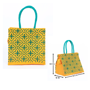 Bolsas de transporte de yute de calidad superior hechas en Indian West Bengal Fabricado con asa acolchada Logo impreso Bolsas de compras - Product Image 2