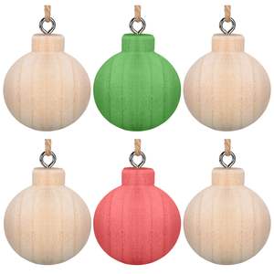 6 pièces boules <span class=keywords><strong>de</strong></span> Paulownia rondes naturelles inachevées ornements pour arbres <span class=keywords><strong>de</strong></span> noël artisanat suspendus <span class=keywords><strong>boule</strong></span> <span class=keywords><strong>de</strong></span> décoration <span class=keywords><strong>de</strong></span> peinture bricolage - Product Image 1