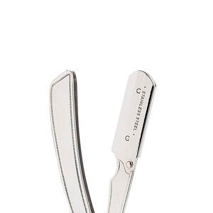 Maquinilla de afeitar de barbero, maquinilla de afeitar recta de acero inoxidable Premium para afeitar de precisión, mango ergonómico para un agarre cómodo - Product Image 5