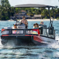Kinocean Barre de remorquage gonflable marine à grande vitesse Ponton de luxe Tri-Ton Bateau à rames Moteur soudé fabriqué en Hypalon de haute qualité