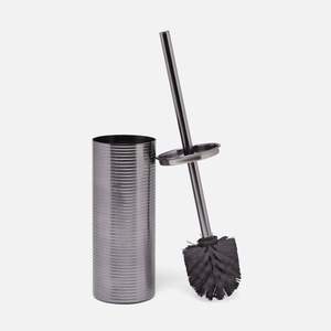 Porte-brosse de toilette en métal contemporain pour une organisation élégante de la salle de bain, offrant un design et une fonctionnalité équilibrés - Product Image 2