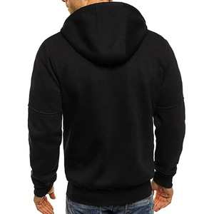 Sudadera con capucha con cremallera para hombre personalizada de alta calidad 2025 algodón en blanco liso personalizado 100% GSM sudadera con cremallera de peso pesado para Unisex 480 - Product Image 2