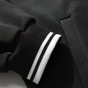 Veste universitaire de haute qualité OEM pour hommes, broderie en chenille, manches personnalisées, veste universitaire de baseball pour hommes - Product Image 5