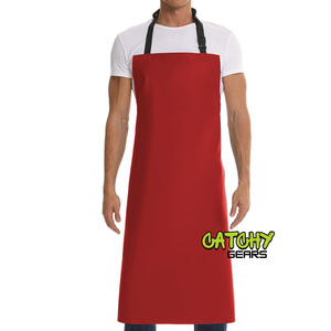 ผ้าคลุมสำหรับร้านตัดผมงานไม้บาร์บีคิวกันน้ำมีกระเป๋าผ้ากันเปื้อนหนังแท้สไตล์ใหม่สำหรับร้านเสริมสวยใช้ในโรงแรมเครื่องแบบ - Product Image 4