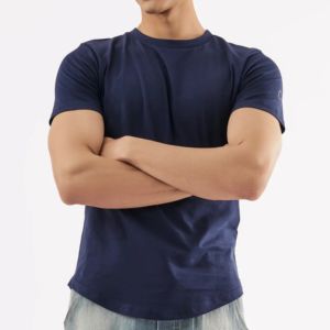 เสื้อยืดผู้ชายสีขาวพิมพ์ลายกราฟิกเสื้อยืดผ้าฝ้ายพิมพ์ลายกราฟิกพิมพ์ลายเสื้อยืดสำหรับผู้ชายทรงหนาออกแบบและพิมพ์ได้ตามต้องการ - Product Image 4