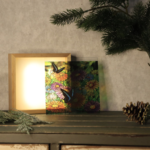 Cadre <span class=keywords><strong>photo</strong></span> élégant en vitrail avec impression UV - Décoration d'intérieur personnalisée à énergie <span class=keywords><strong>de</strong></span> guérison - Product Image 2