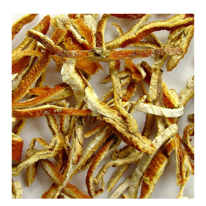 Cáscara de naranja seca natural cortada rica en aroma y aceites, utilizada para mezclas de té y condimentos - Product Image 4