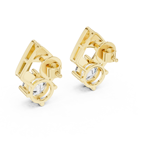Pendientes CVD de 22K hechos a mano en lujosos acabados de metal Una colección de boutique en oro rosa Oro amarillo Oro blanco y plata - Product Image 6