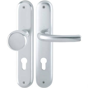 Tokyo Tky Long <b>Plate</b> Set 53/273P/1710 Aluminium F1 PZ 72mm DIN Slab <b>Doors</b> for Left/Right HOPPE - Product Image 3