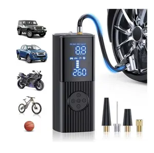 Tire Inflator Portable Air Compressor 180PSI & 20000mAh Portable Air Pump Accurate Pressure LCD Display 3X Fast Inflation