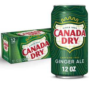 Canada Dry All Natural Family Pack 12 FlOz Ginger Ale Soda Cream Bebida carbonatada con sabor en botella a granel (paquete de 8) - Product Image 4