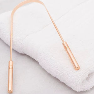 Sustainable Copper <b>Tongue</b> <b>Cleaner</b> For Plastic Free Oral Hygiene And Environment Friendly Lifestyle - Product Image 1
