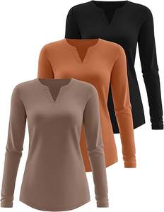 2025 New Arrival Women's 100% Cotton <b>Long</b> Sleeve <b>T</b>-<b>Shirt</b> Factory Direct Wholesale <b>Ladies</b> Lightweight Printed Summer Outfits - Product Image 6