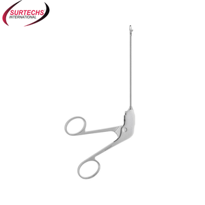 Surtechs Ensemble d'instruments d'arthroscopie incurvée droite Panier de poinçons arthroscopiques en acier inoxydable et forceps Source d'alimentation des machines - Product Image 4