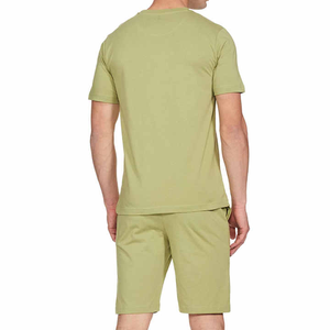 High Quality Customized <b>Men's</b> Summer Running <b>Shorts</b> <b>and</b> <b>T</b>-<b>shirt</b> <b>Set</b> Latest <b>Design</b> with Printed Pattern - Product Image 5